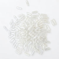 Capsule Vuote Vegetali in HPMC - Misura 00 (Trasparente)