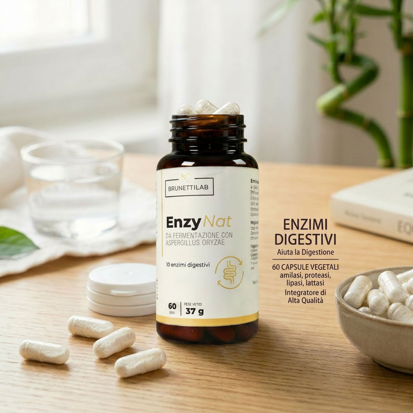 EnzyNat: Formula Enzimatica Avanzata per Massima Digestione e Assorbimento